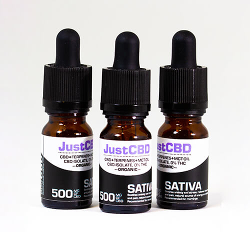 BioRemedies JustCBD CBD isolate oil sativa